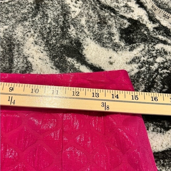 BANANA REPUBLIC raspberry pink textured short cotton skirt - Picture 11 of 16